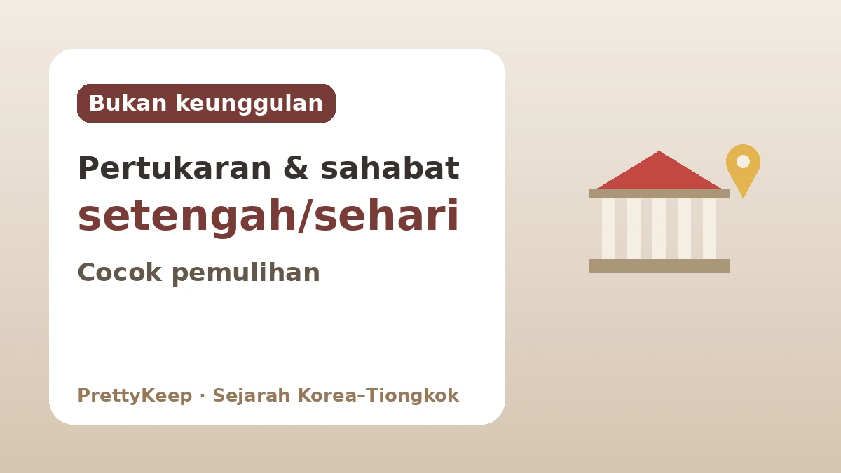 Jejak Pertukaran Korea–Tiongkok yang Dijumpai di Seoul dan Gyeongju — Kursus Jelajah Berpusat Indoor 3