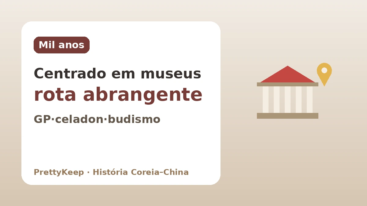 Vestígios do intercâmbio Coreia–China para encontrar em Seul e Gyeongju — Um curso a pé centrado em interiores 2