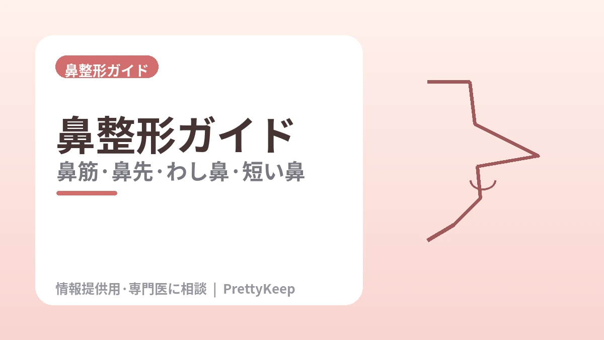 鼻整形 完全ガイド —— 鼻筋・鼻先・わし鼻・短い鼻・再手術 1