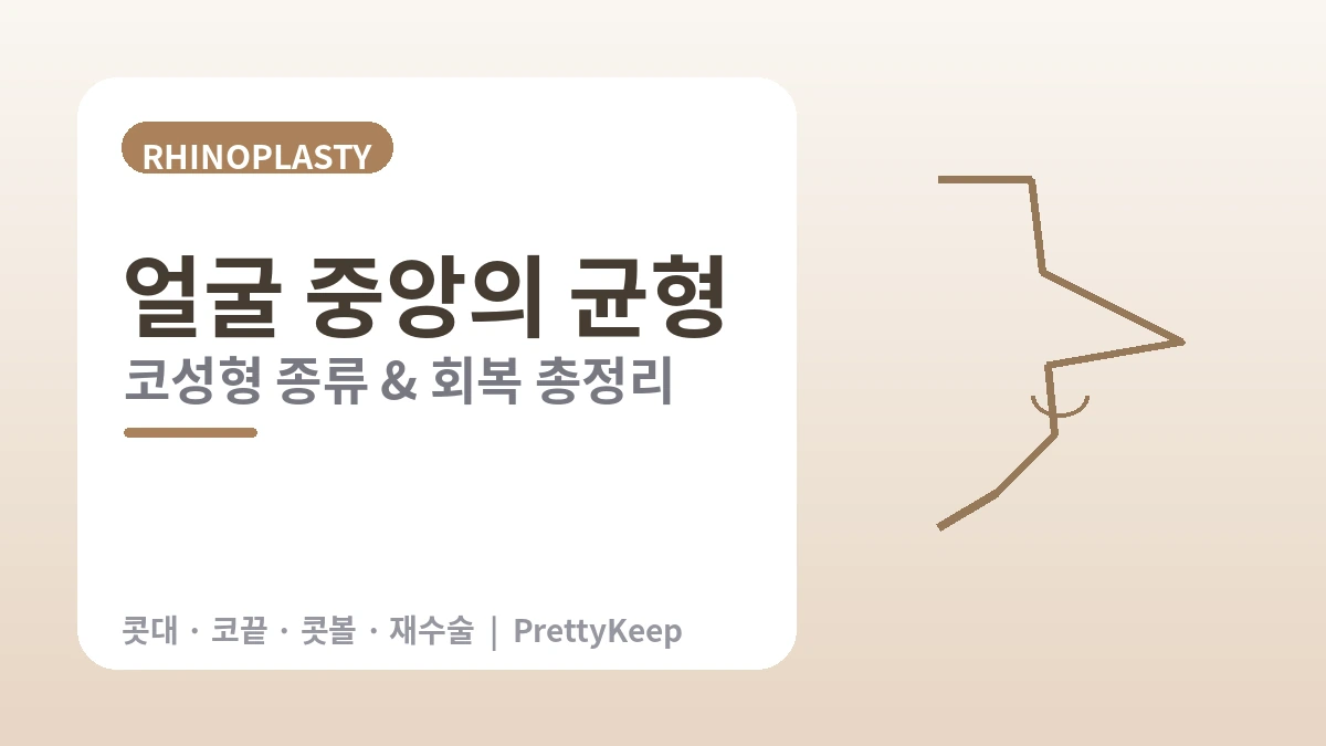 코성형 완벽 가이드 — 콧대·코끝·매부리·들창코·재수술 2