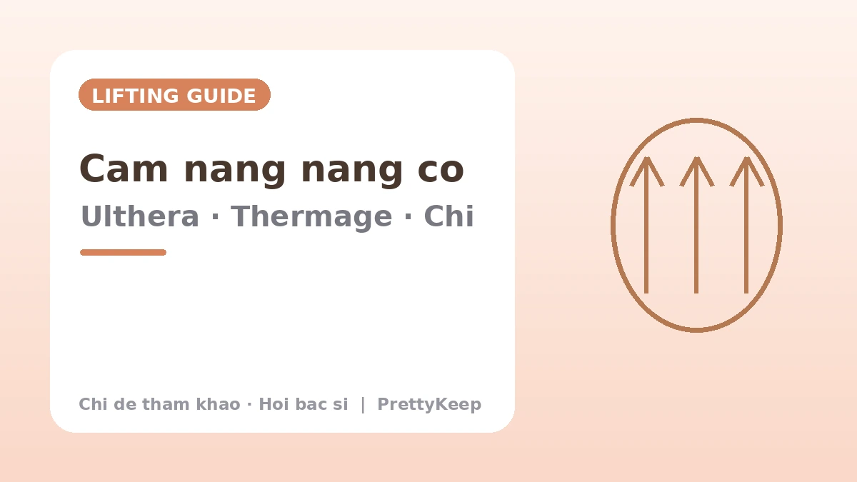 Cẩm nang toàn diện về nâng cơ (lifting) — Ulthera, Thermage, căng chỉ & căng da mặt 1