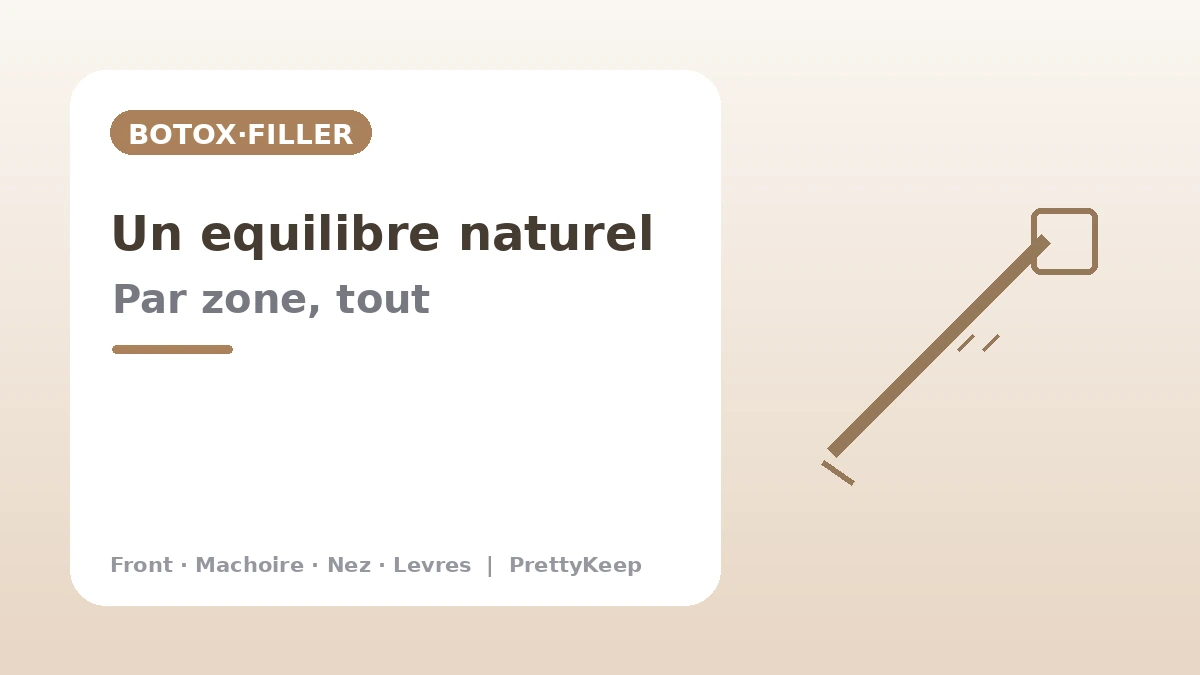 Guide complet du botox & filler — Rides, contour & par zone 2