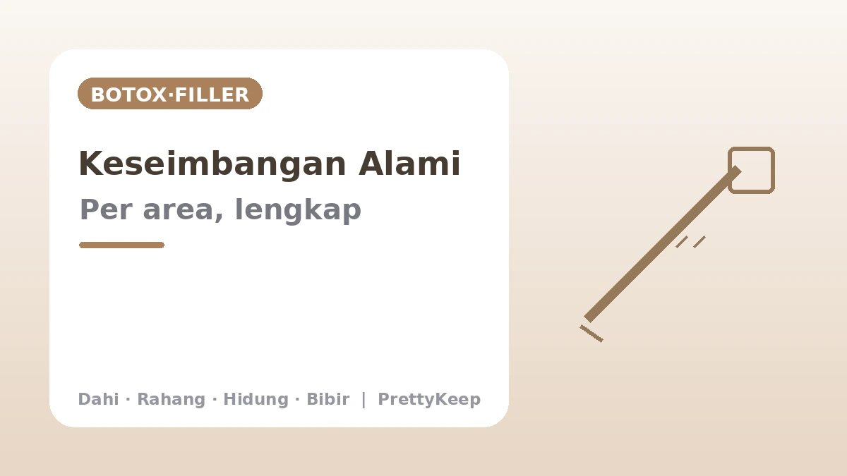 Panduan Lengkap Botox & Filler — Kerutan, Kontur & Per Area 2