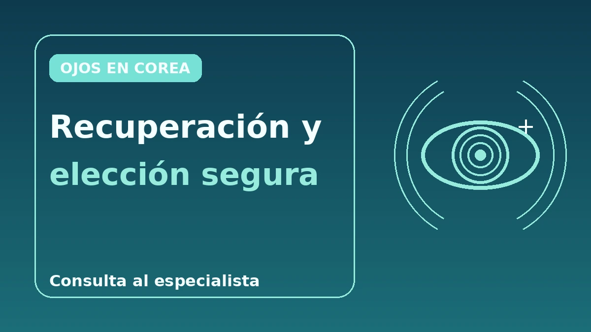 Guía completa de corrección visual — SMILE, LASIK, LASEK e ICL 3