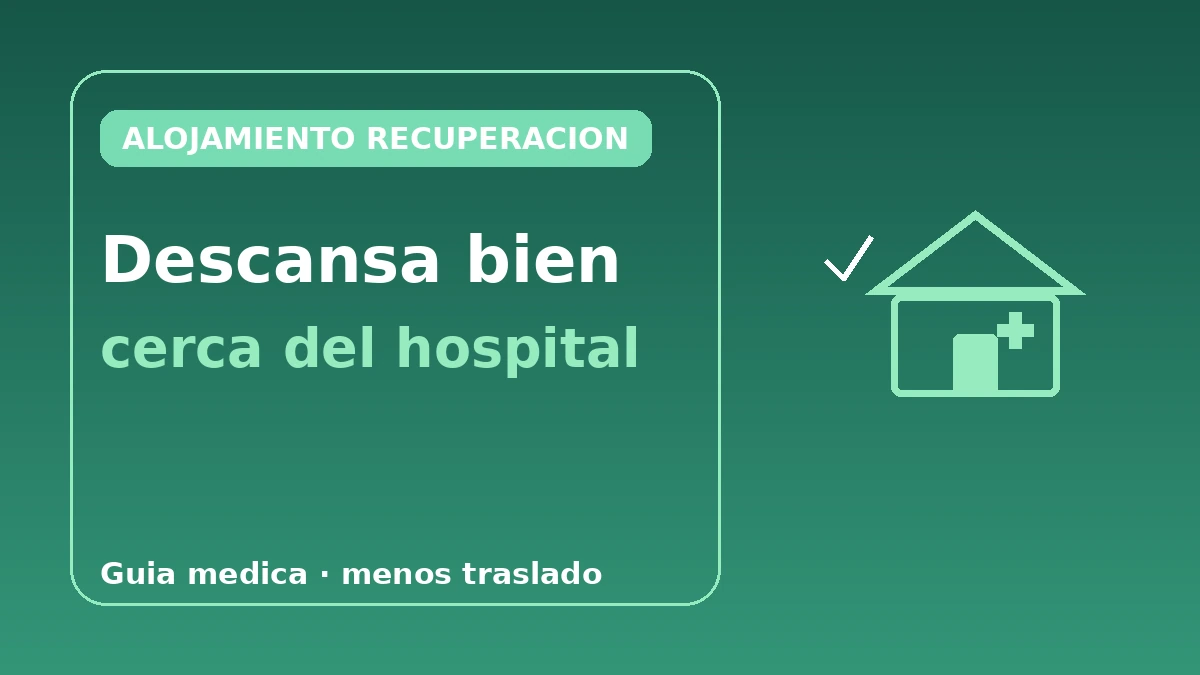 Alojamientos amigables con la recuperación para turistas médicos — Guía completa de estancias largas cerca del hospital 1