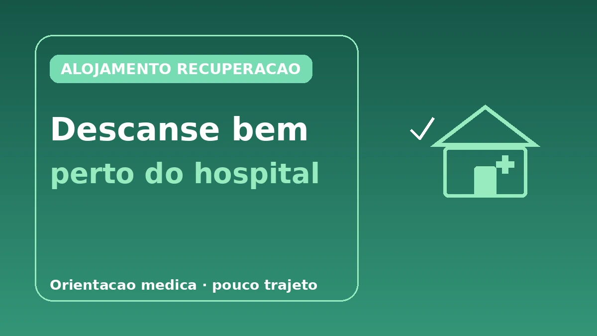 Alojamentos amigos da recuperação para turistas médicos — Guia completo de estadias longas perto do hospital 1