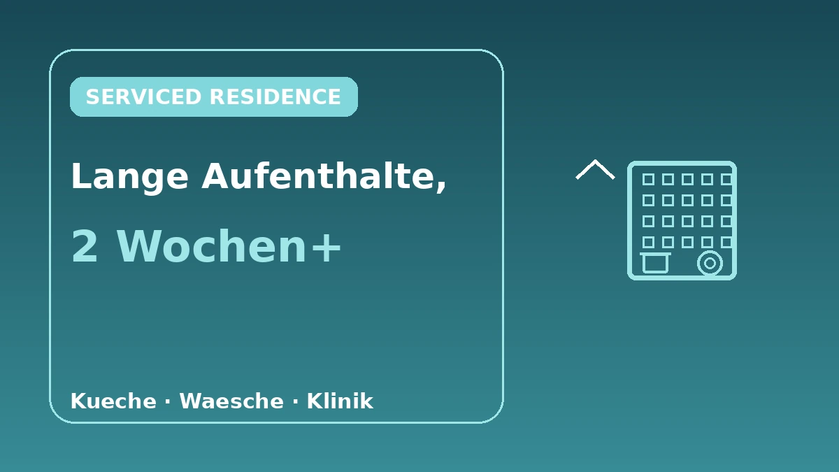Leitfaden zu Serviced Residences·Langzeitaufenthalt — Lange Aufenthalte ab zwei Wochen 1