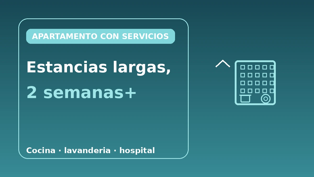 Guía de apartamentos con servicios·estancia larga — Estancias largas de dos semanas o más 1