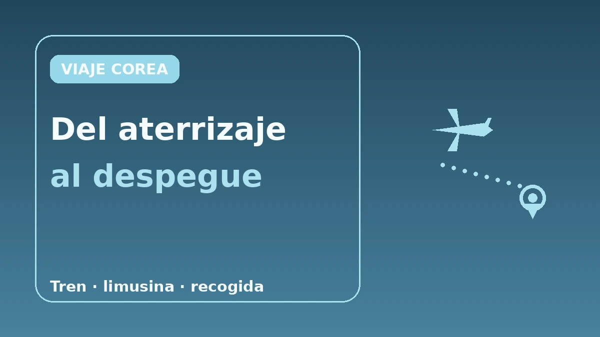 Alojamientos con buen acceso al aeropuerto — Guía de rutas de primer·último día (Incheon·Gimpo) 3
