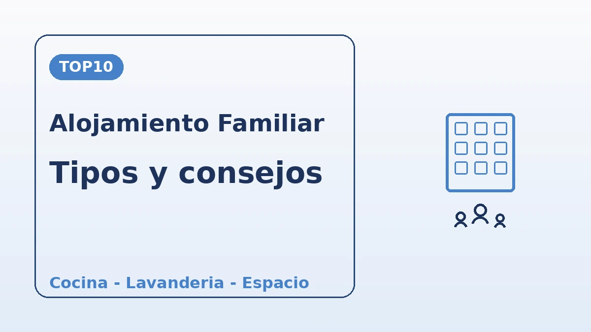 Guía de alojamiento familiar·grupal — apartamentos·habitaciones familiares 2