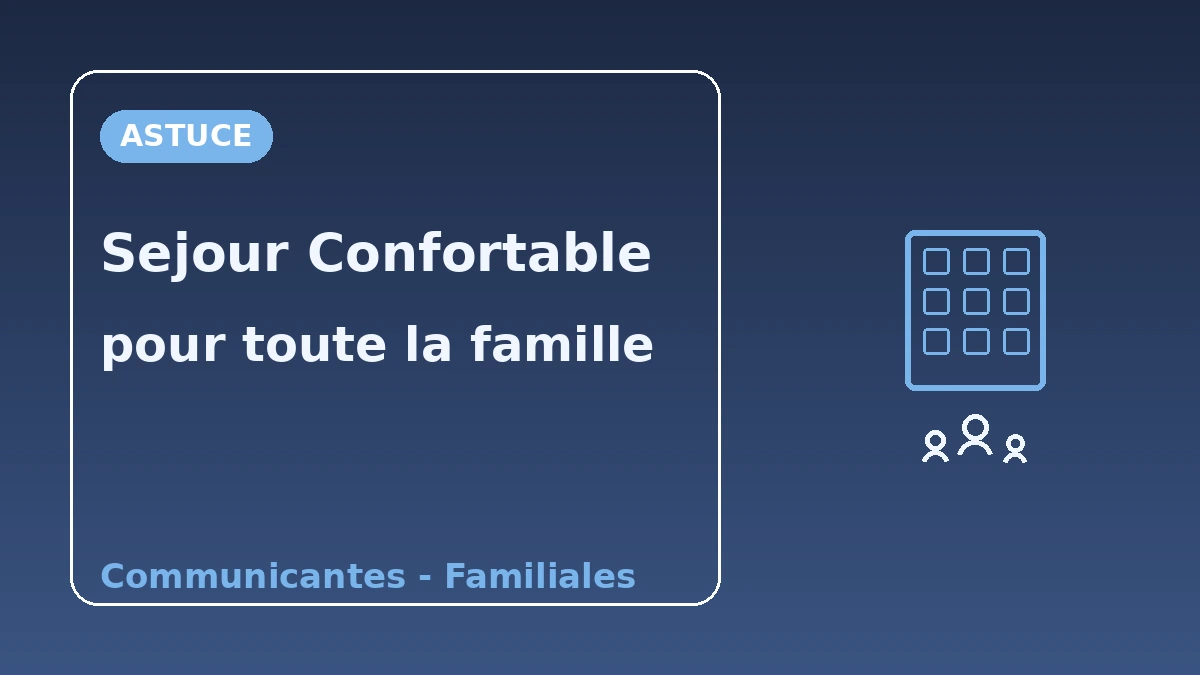 Guide d'hébergement familial·en groupe — appartements·chambres familiales 3