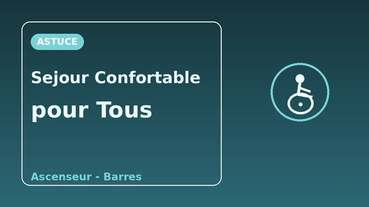 Guide d'hébergement sans obstacles — Pour les visiteurs ayant besoin d'un soutien à la mobilité 3