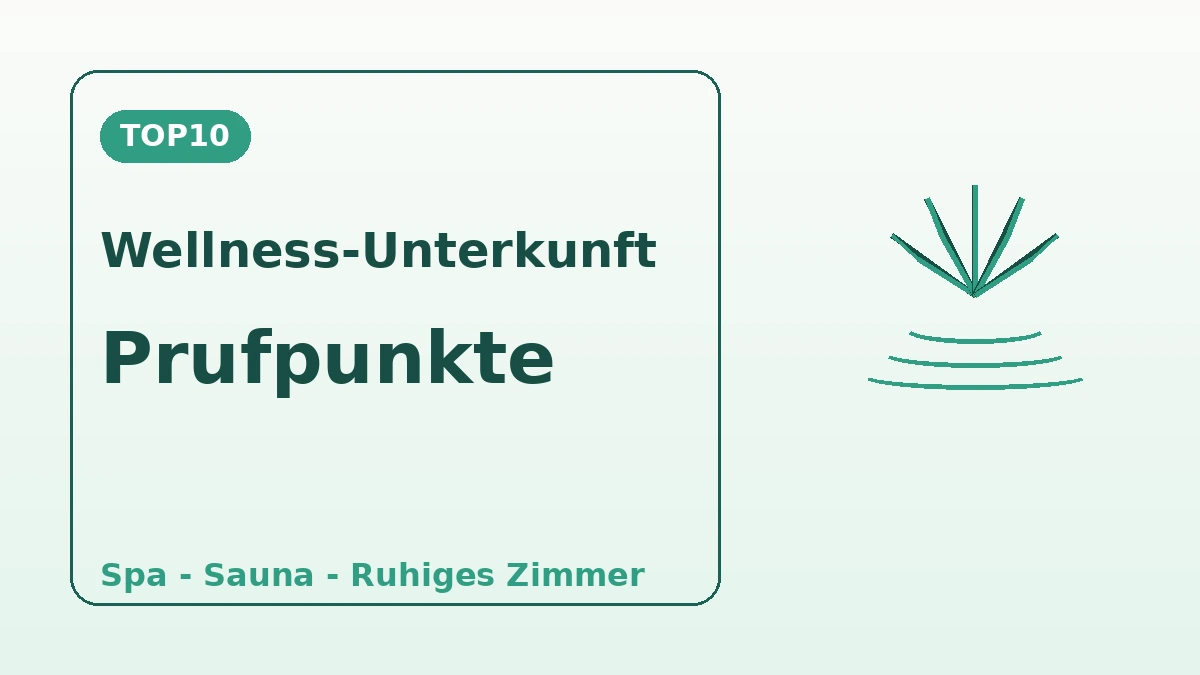 Leitfaden für Wellness·Spa-Hotels — Erholung und Heilung nach einem Eingriff 2