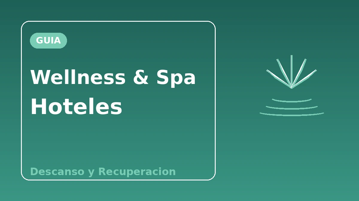 Guía de hoteles wellness·spa — Descanso y recuperación tras un procedimiento 1