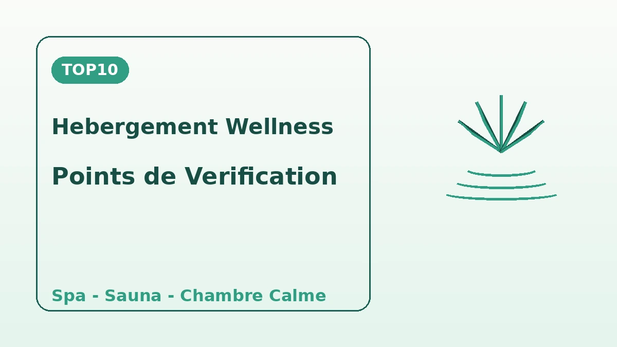 Guide des hôtels wellness·spa — Repos et récupération après une intervention 2