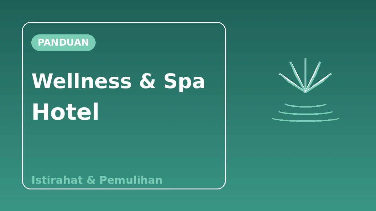 Panduan Hotel Wellness·Spa — Istirahat dan Pemulihan Setelah Prosedur 1