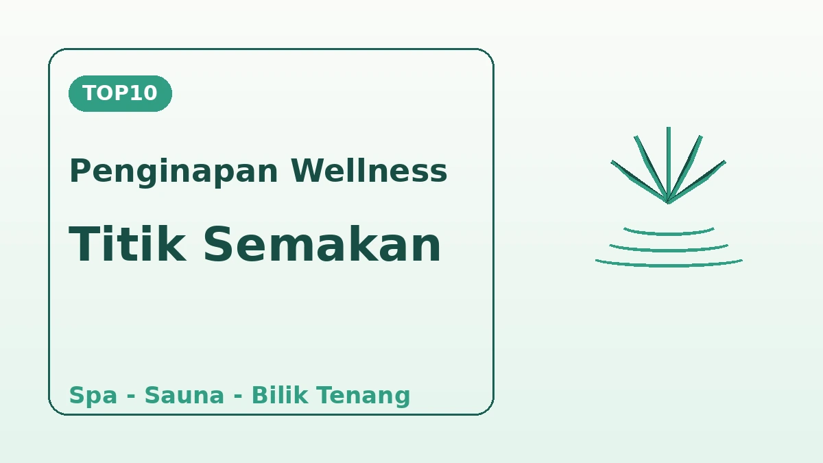 Panduan Hotel Wellness·Spa — Rehat dan Pemulihan Selepas Prosedur 2