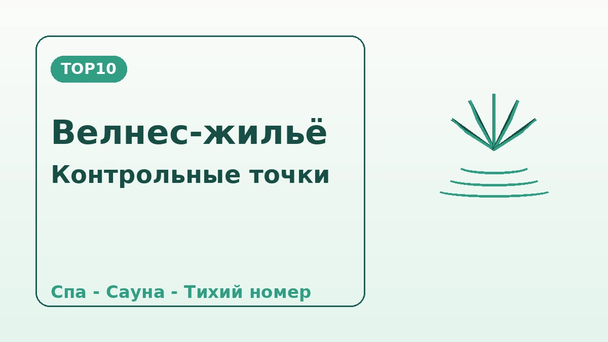 Гид по велнес·спа-отелям — Отдых и восстановление после процедуры 2