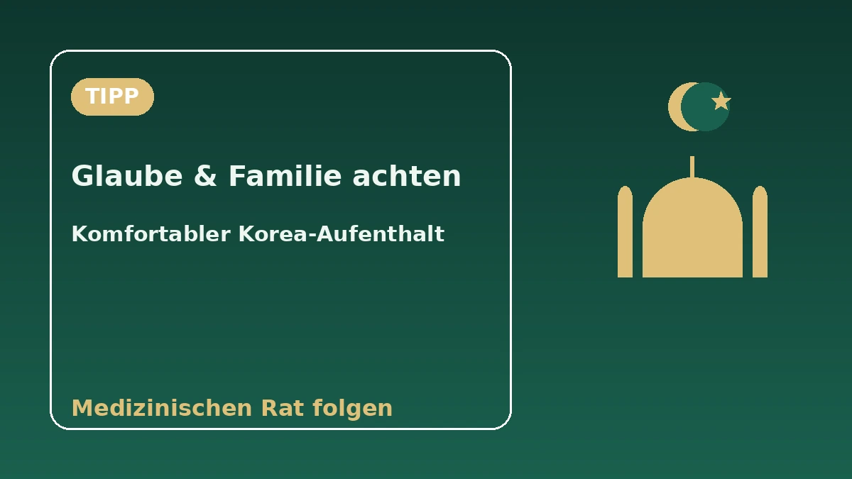 Korea-Leitfaden für Besucher aus dem Nahen Osten (arabischer Raum) — Halal·Gebet·Arabisch-Unterstützung 3