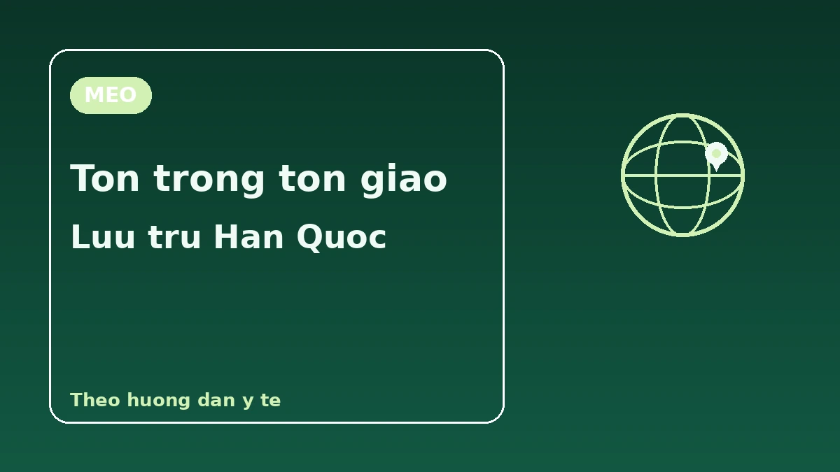 Cam nang Han Quoc cho du khach Indonesia·Malaysia — Halal·Cau nguyen·Tien ich than thien Hoi giao 3