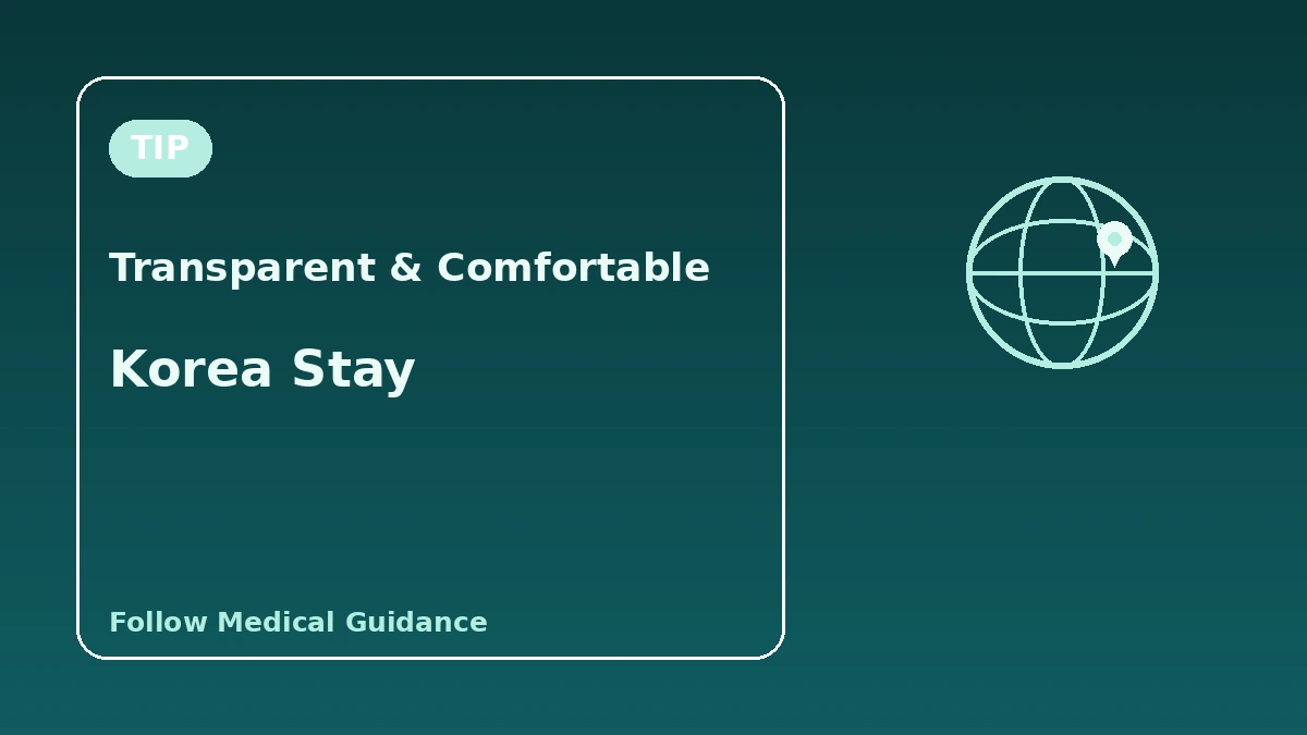 Korea Guide for English-Speaking Visitors — English Support·Remote Consultation·K-Wellness 3