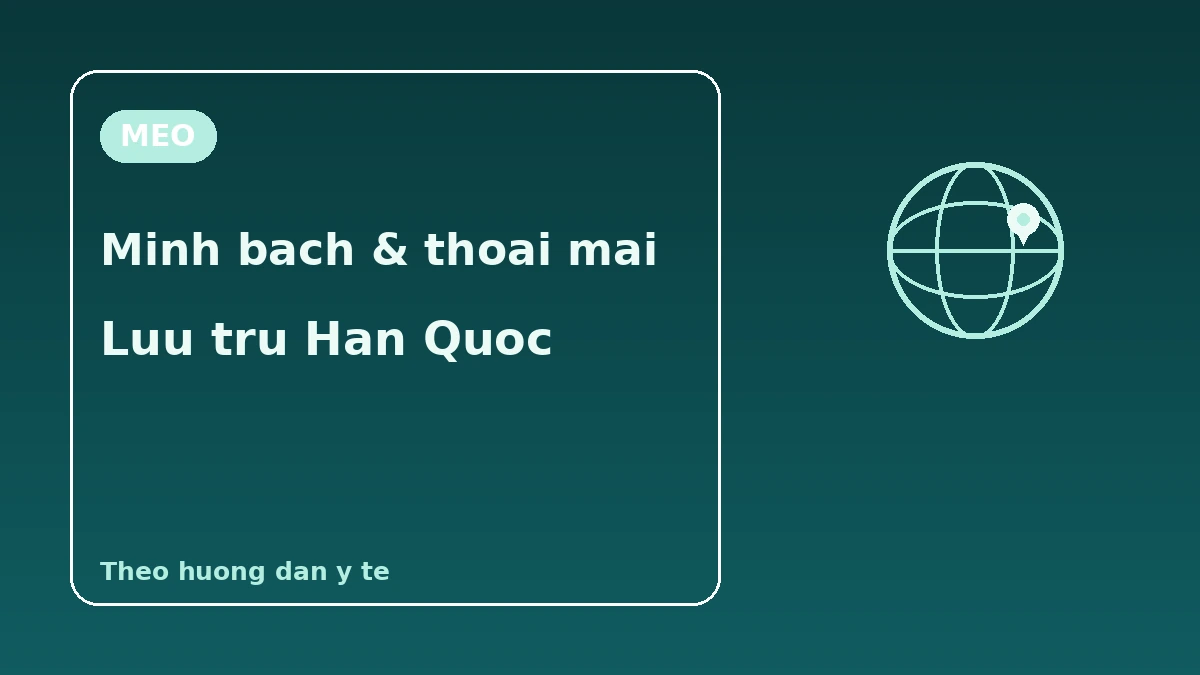 Cam nang Han Quoc cho du khach noi tieng Anh — Ho tro tieng Anh·Tu van tu xa·K-Wellness 3