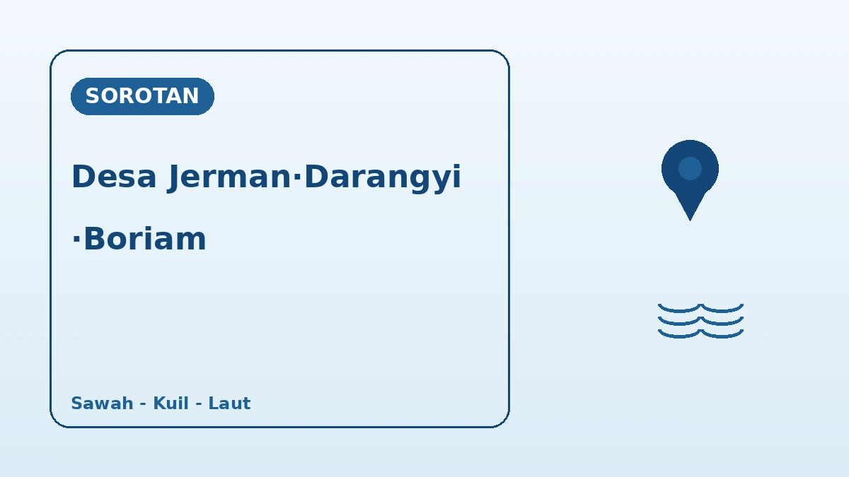 Rute Wisata Desa Jerman·Desa Darangyi·Boriam Namhae — Sehari di Namhae Memandang Laut dari Ketinggian 2