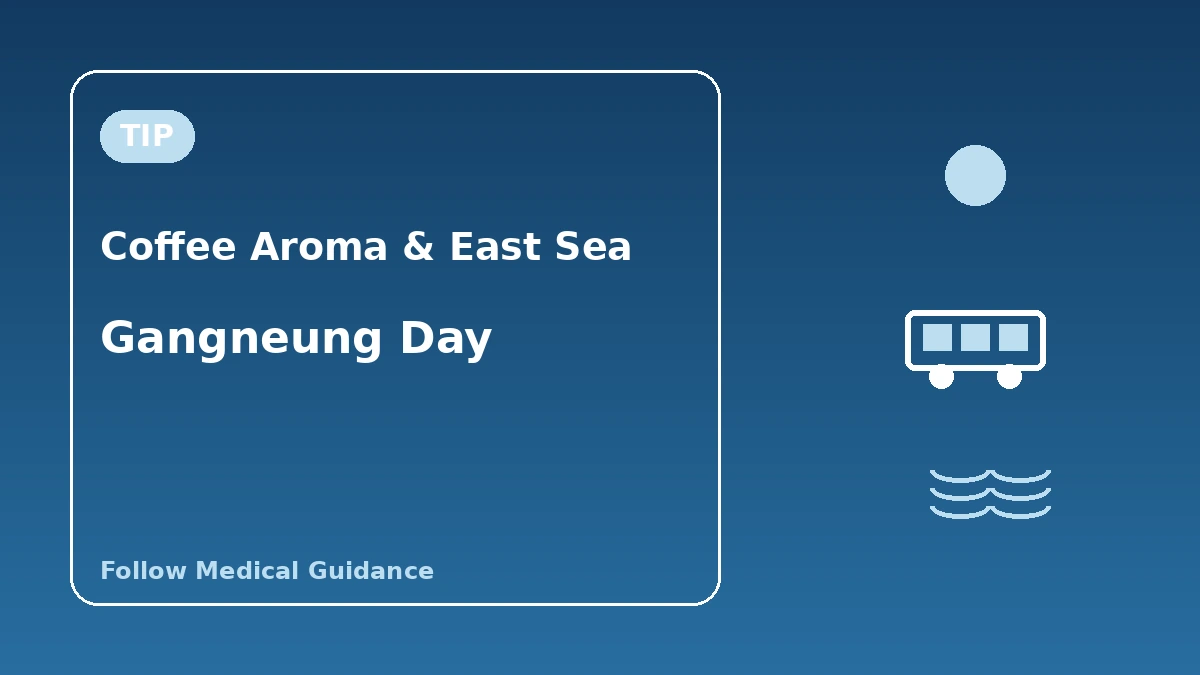 Gangneung Anmok Beach·Jeongdongjin·Ojukheon Travel Course — A Day of Coffee Aroma and the East Sea 3