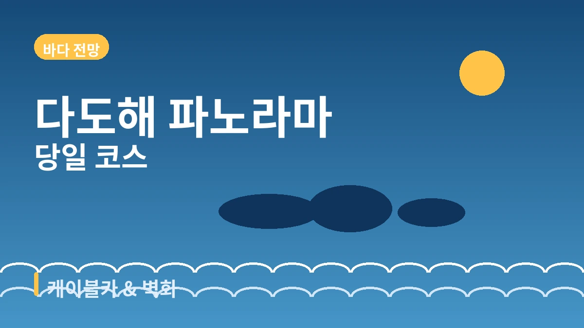 통영 케이블카·동피랑·미륵산 여행 코스 — 한려수도 다도해를 내려다보는 하루 2