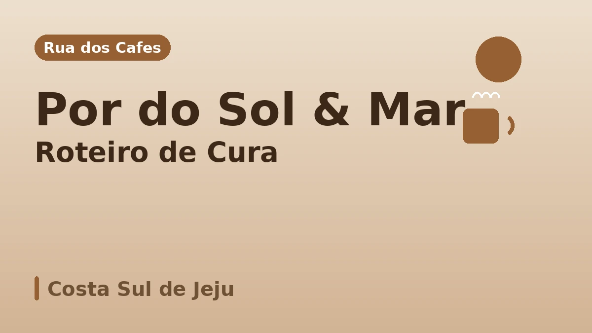 Roteiro turístico de Seogwipo: Jungmun·Jusangjeolli·Rua dos cafés — Um dia de paisagens e cura do sul de Jeju 3