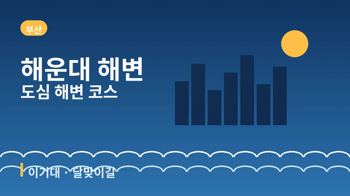 부산 해운대·이기대·달맞이길 여행 코스 — 도심 해변과 야경의 하루
