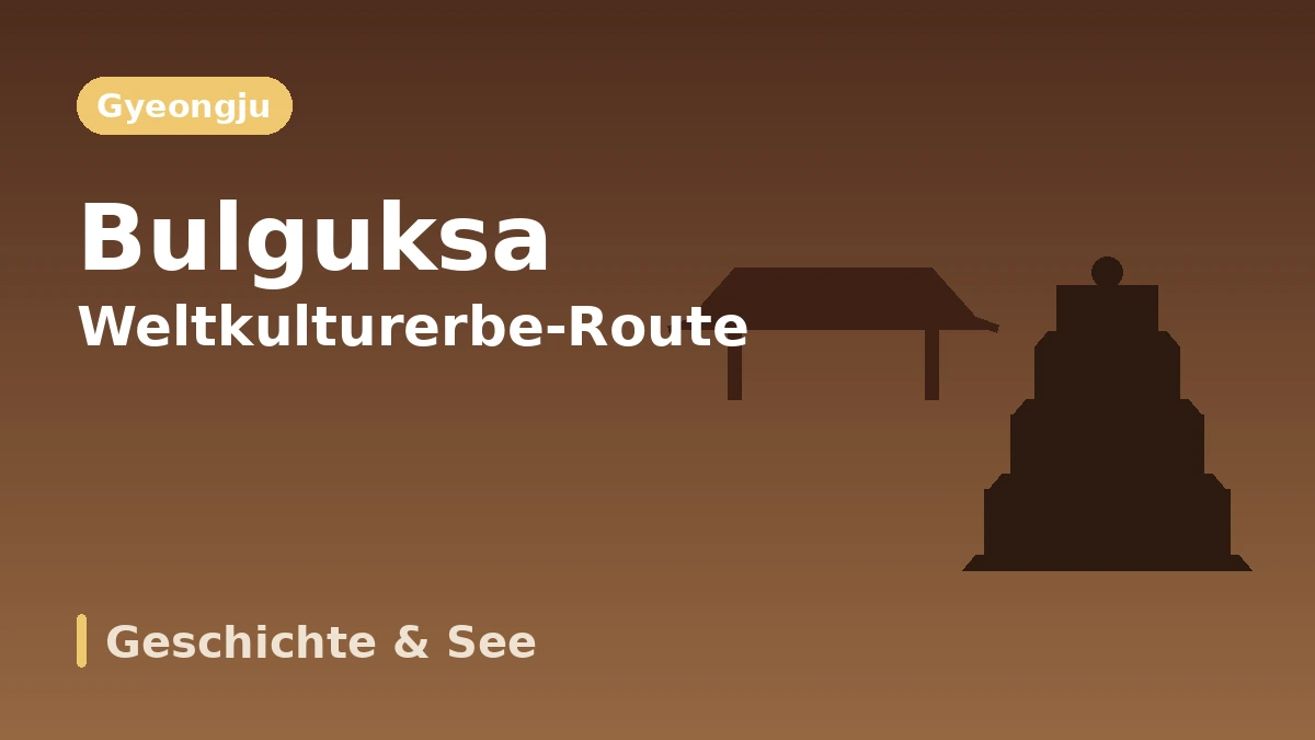 Reiseroute Gyeongju: Bomun·Bulguksa·Hwangnidan-gil — Ein Tag mit tausendjähriger Geschichte und Seeresort