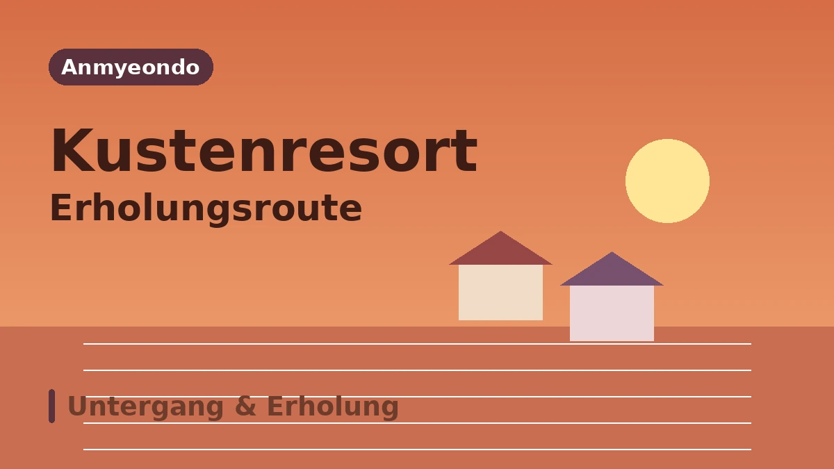 Reiseroute Taean, Insel Anmyeondo: Kkotji-Strand·Arboretum·Resort — Ein Tag mit Westmeer-Sonnenuntergang und Erholung 3