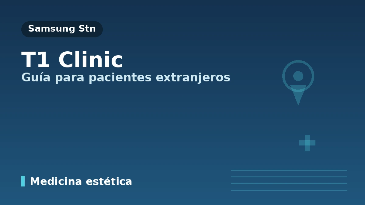 Clínica T1 en Gangnam, Seúl — Guía para pacientes internacionales: médicos, tratamientos principales y cómo reservar