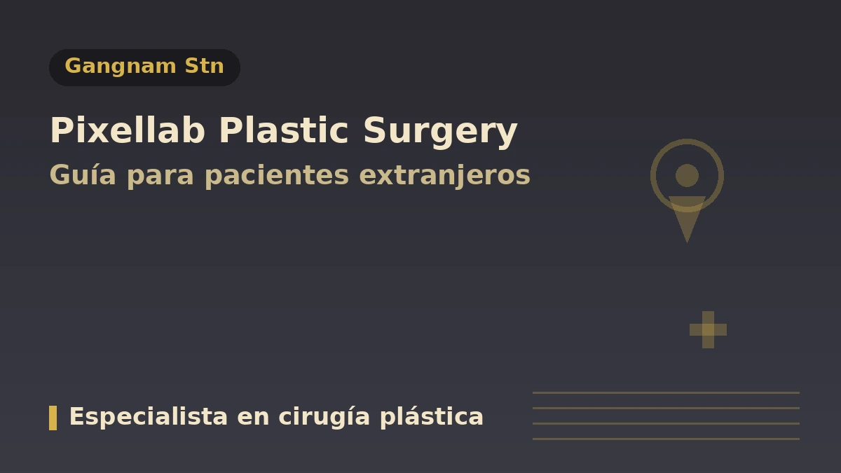 Cirugía Plástica Pixelab, Seúl — Guía para pacientes internacionales: cirujanos plásticos colegiados, lifting, rellenos y cómo reservar 1
