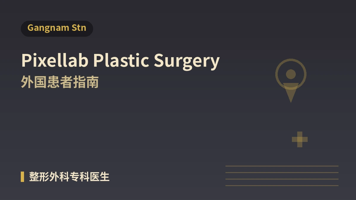 首尔 Pixelab整形外科 外国患者指南 — 整形外科专科医生·提升·填充·预约方式