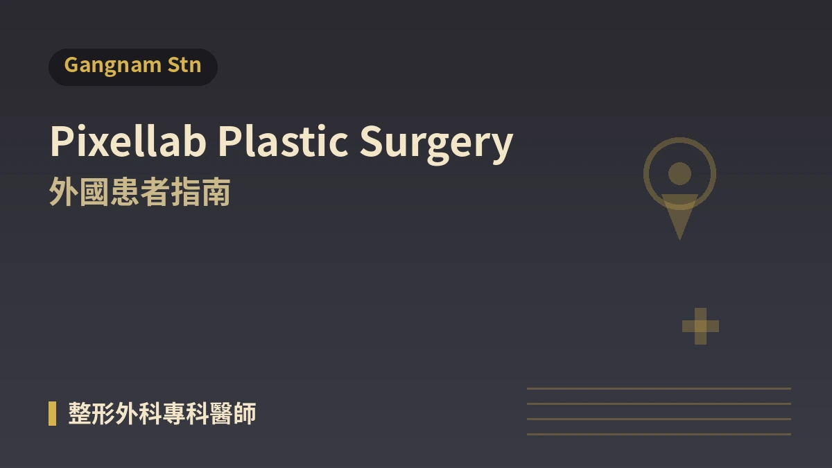 首爾 Pixelab整形外科 外國患者指南 — 整形外科專科醫師·拉提·填充·預約方式 1