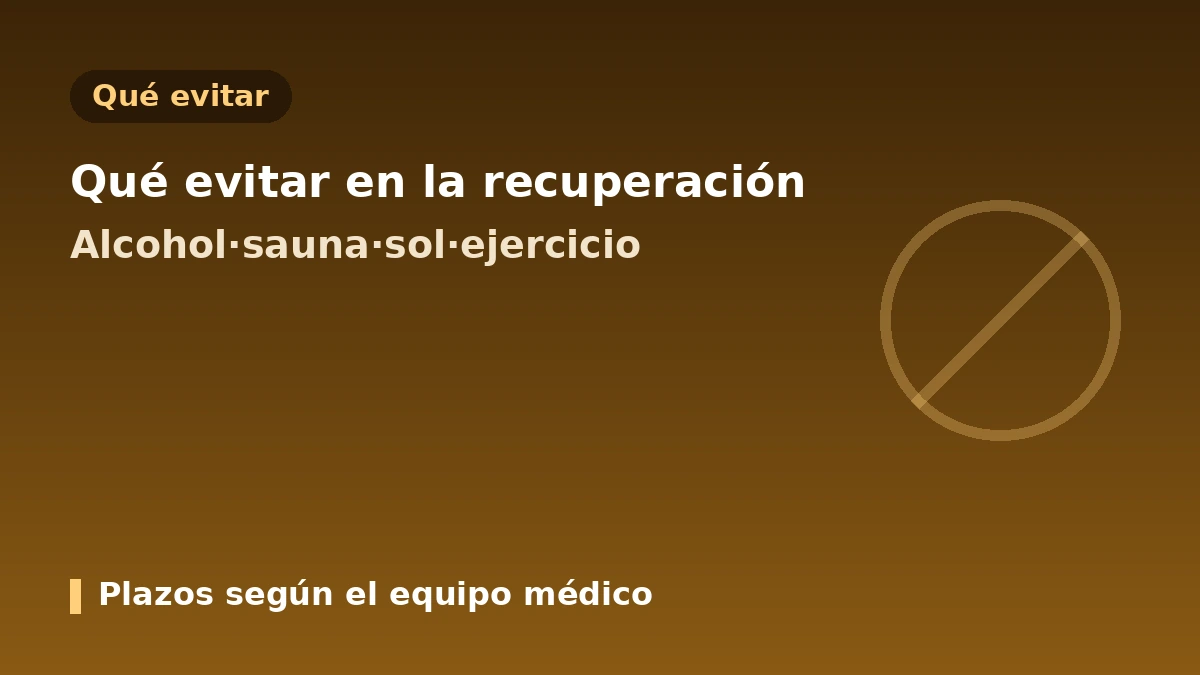 Guía práctica de gestión de la recuperación tras procedimientos de medicina estética — tiempo de recuperación·cuidado posterior·señales de alarma 2