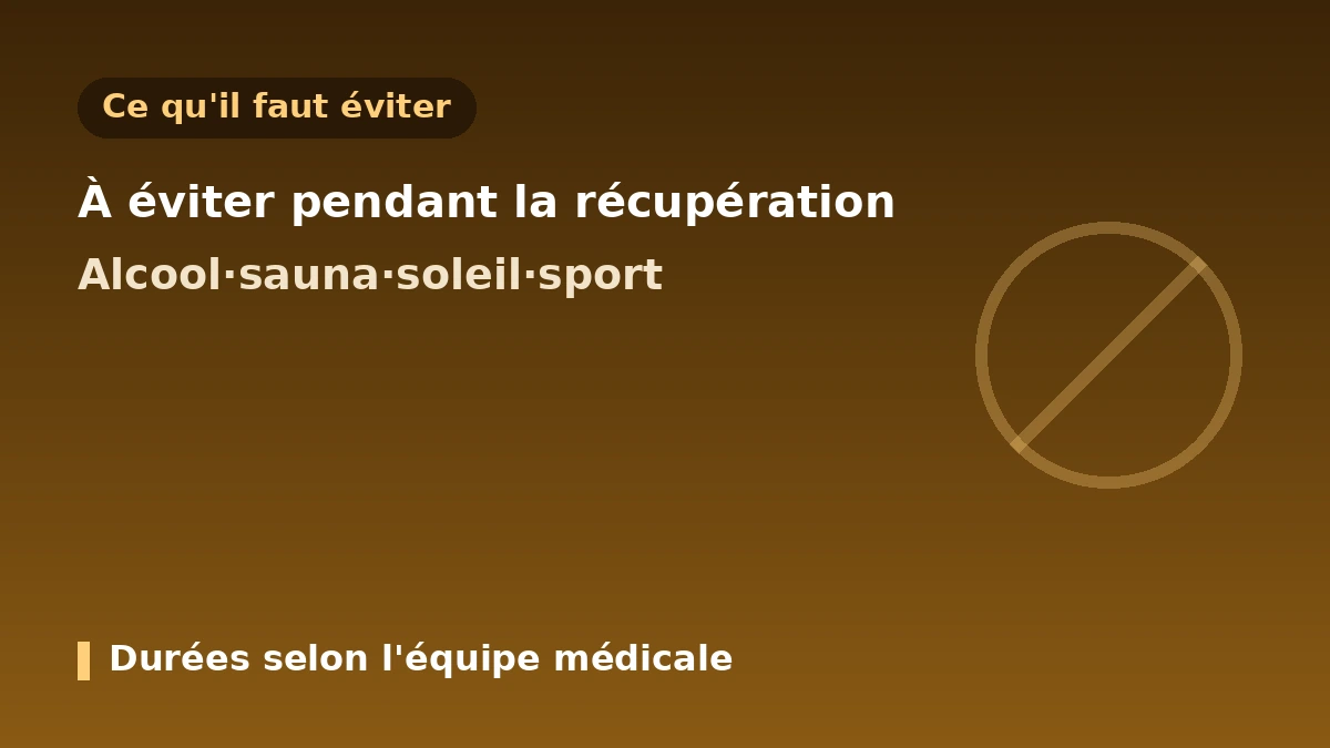 Guide pratique de gestion de la récupération après un acte de médecine esthétique — temps de récupération·soins post-acte·signaux d'alerte 2