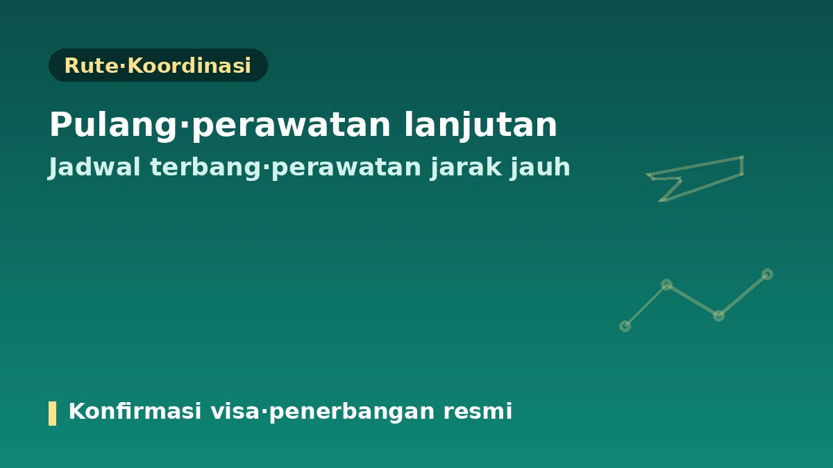 Panduan Perancangan Jadwal & Rute Kunjungan Medis Estetika — Jadwal Optimal dari Konsultasi hingga Kepulangan 3