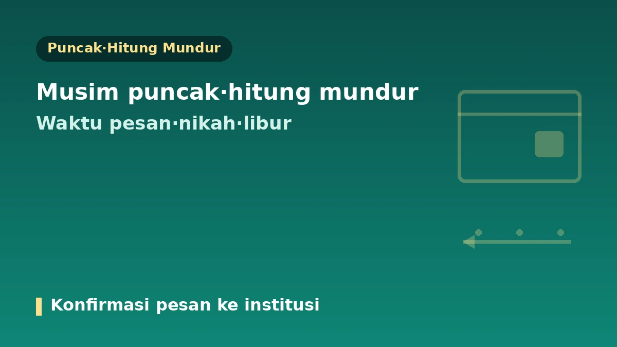 Kalender Musim Medis Estetika — Panduan Waktu Kunjungan menurut Musim·Bulan 3
