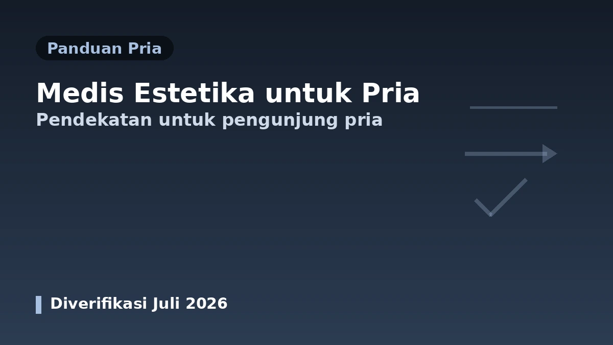 Panduan Medis Estetika untuk Pria — Pendekatan untuk Pengunjung Pria