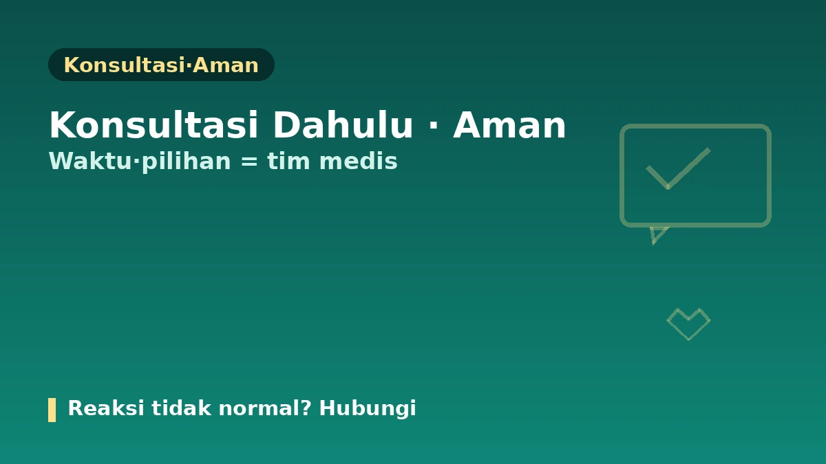 Panduan Medis Estetika Persiapan Pernikahan — Jadwal Hitung Mundur dari Hari Pernikahan dan Persiapan Aman 3