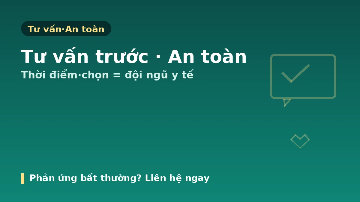 Hướng dẫn y tế thẩm mỹ chuẩn bị cưới — Lịch tính ngược từ ngày cưới và chuẩn bị an toàn 3