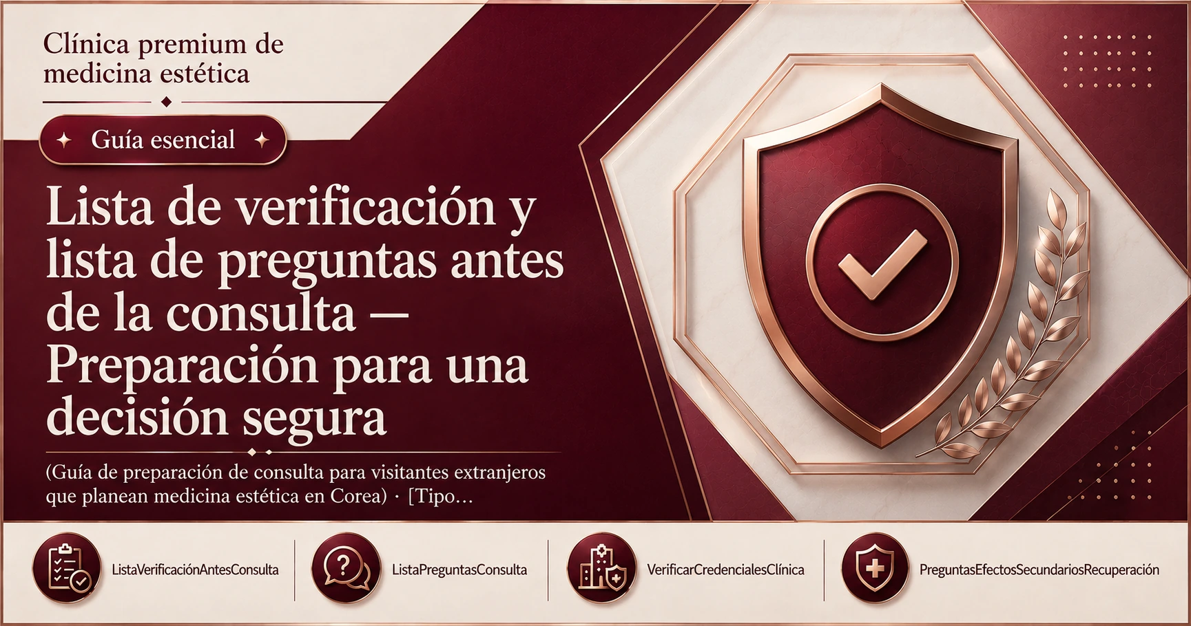 Lista de verificación y lista de preguntas antes de la consulta — Preparación para una decisión segura 3