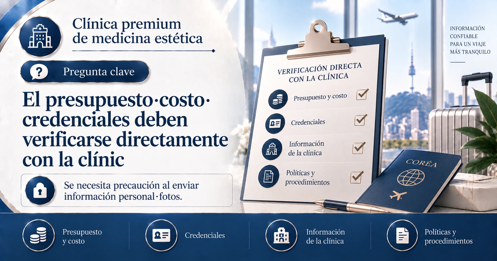Guía de consulta en línea·presupuesto por video — Preparación remota antes de visitar Corea 2