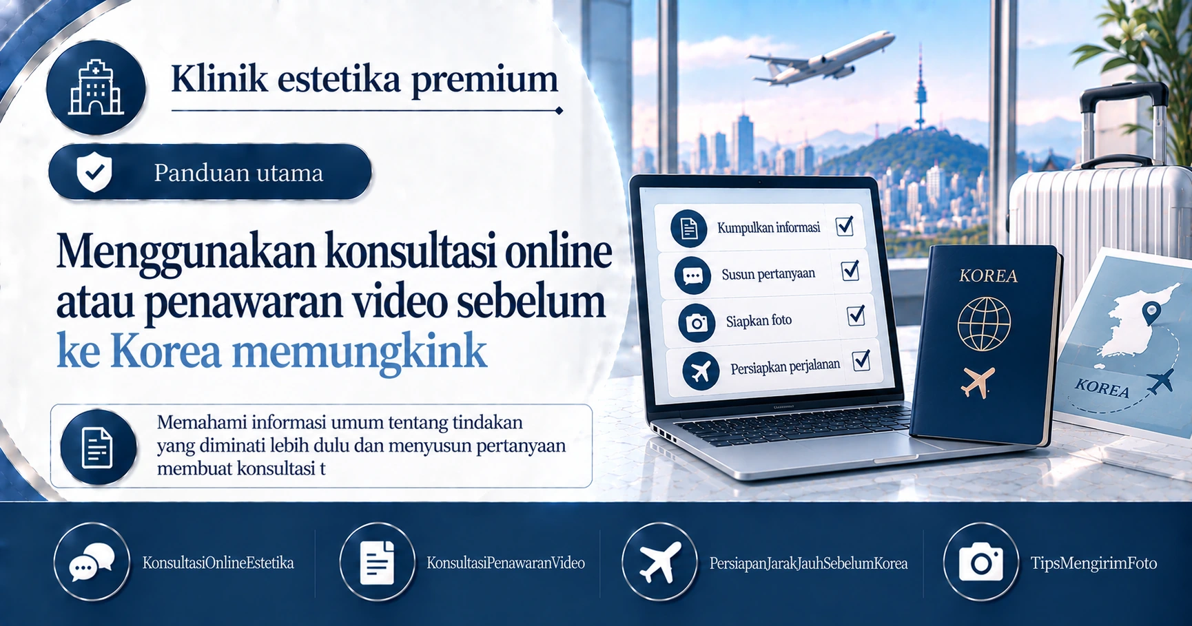 Panduan Konsultasi Online·Penawaran Video — Persiapan Jarak Jauh Sebelum ke Korea 3