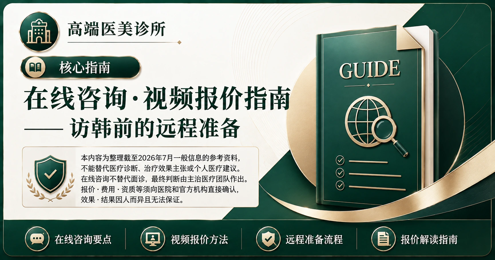 在线咨询·视频报价指南 —— 访韩前的远程准备