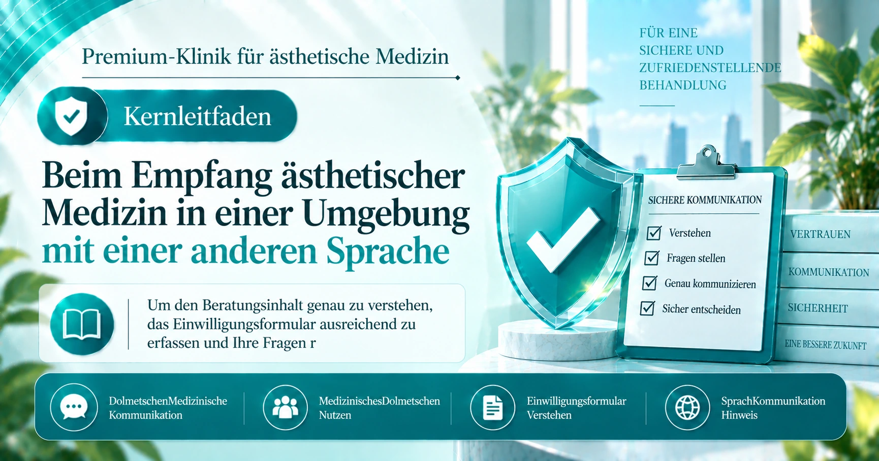 Leitfaden für Dolmetschen·medizinische Kommunikation — Genaue Kommunikation und Verständnis von Einwilligungsformularen 3