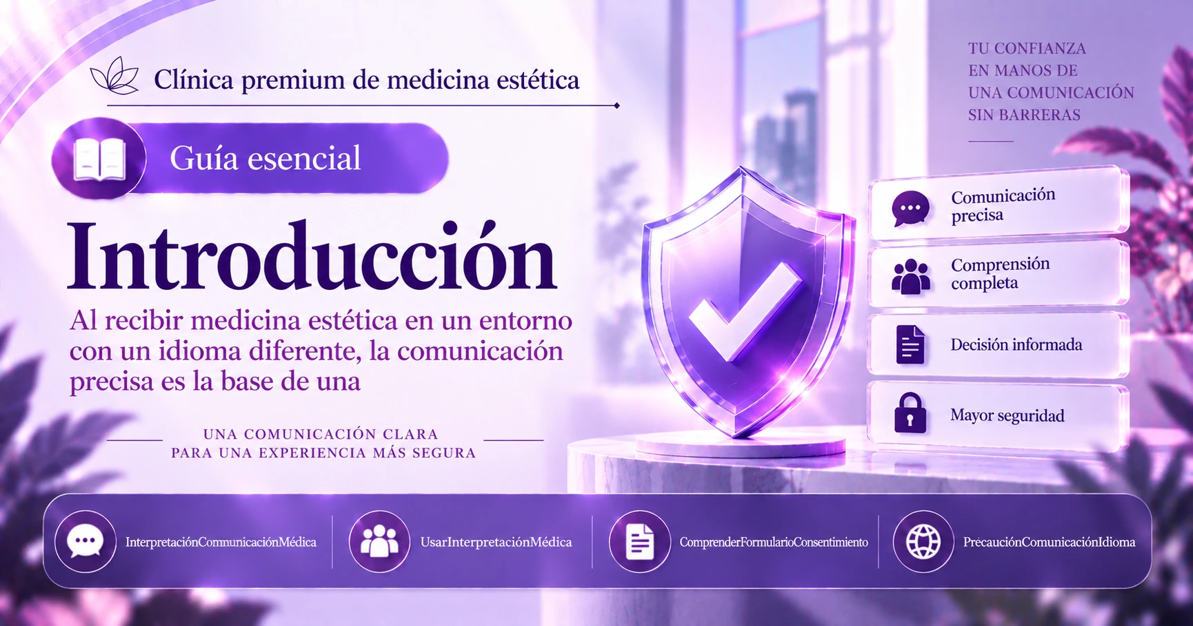 Guía de interpretación·comunicación médica — Comunicación precisa y comprensión de los formularios de consentimiento 3